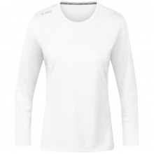 JAKO Sport Long Sleeve Shirt Run 2.0 (100% Polyester, breathable) white Women